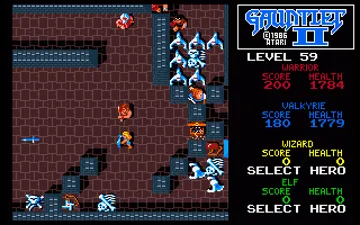 Gauntlet II screen shot game playing